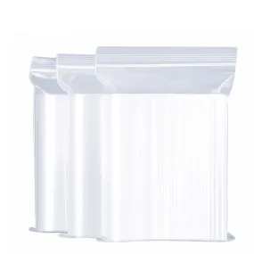 10 Bags 20*28*5 Thread 100 Pieces/Bag Food Self Sealing Bag Thickened Waterproof PE Transparent Bag