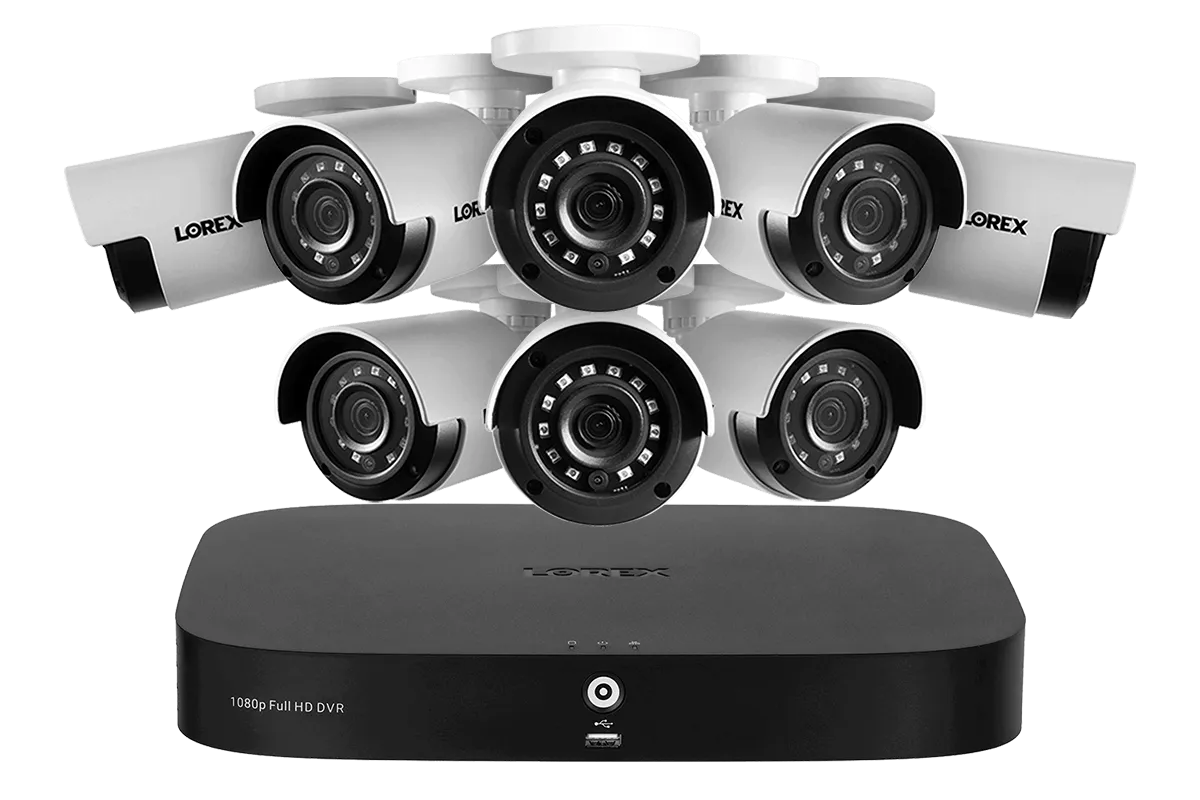 1080p 8-channel 1TB Wired DVR System