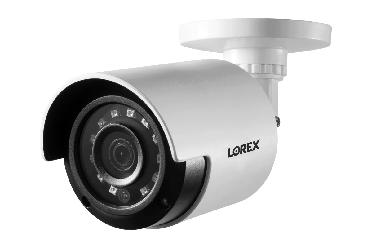 1080p HD 8-Channel Security System with 1080p HD Weatherproof Bullet Security Camera, Advanced Motion Detection and Smart Home Voice Control