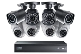 16 Channel Series Security DVR system with Lorex Cloud and 720p HD Cameras