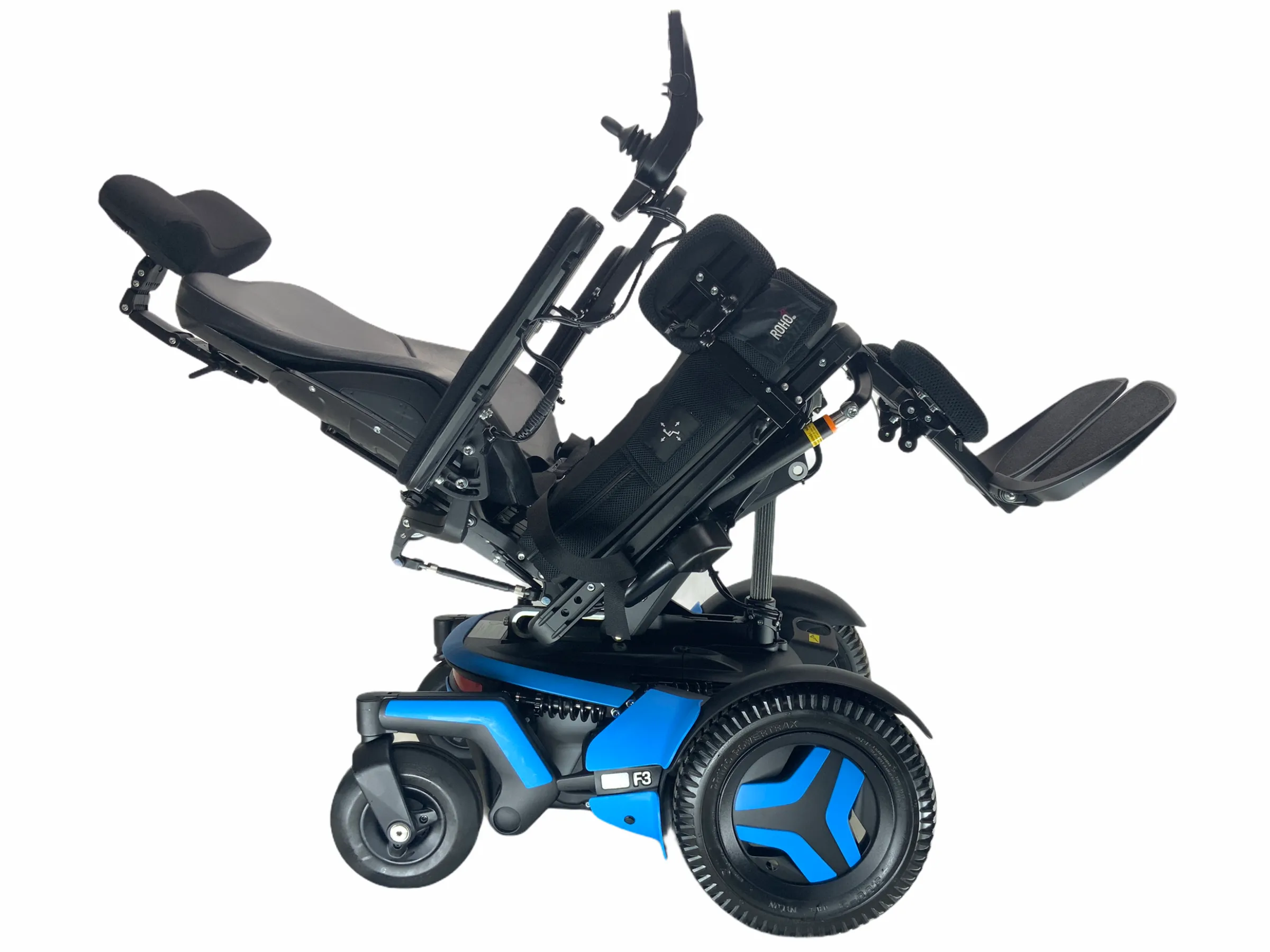 2021 Permobil F3 Rehab Power Chair | 18 x 20 Seat |  Tilt, Recline, Power Legs | Only 4 Miles!