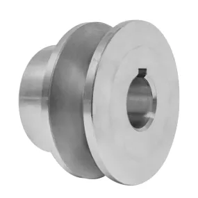 2" Aluminum Single Belt Motor Pulley