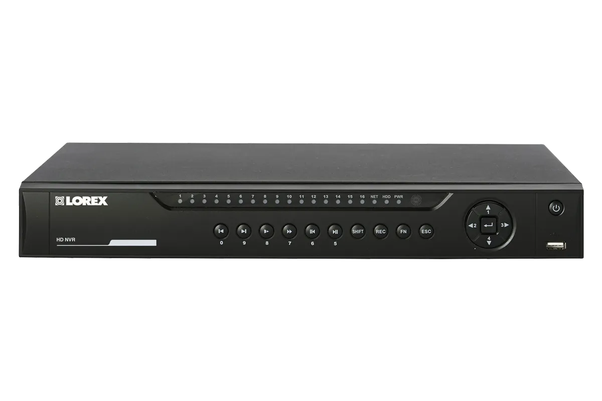 4K Security NVR with Active Deterrence Compatibility and 4TB Hard Drive