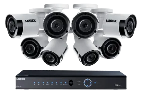 4K Ultra HD IP NVR system with eight 2K (5MP) IP cameras