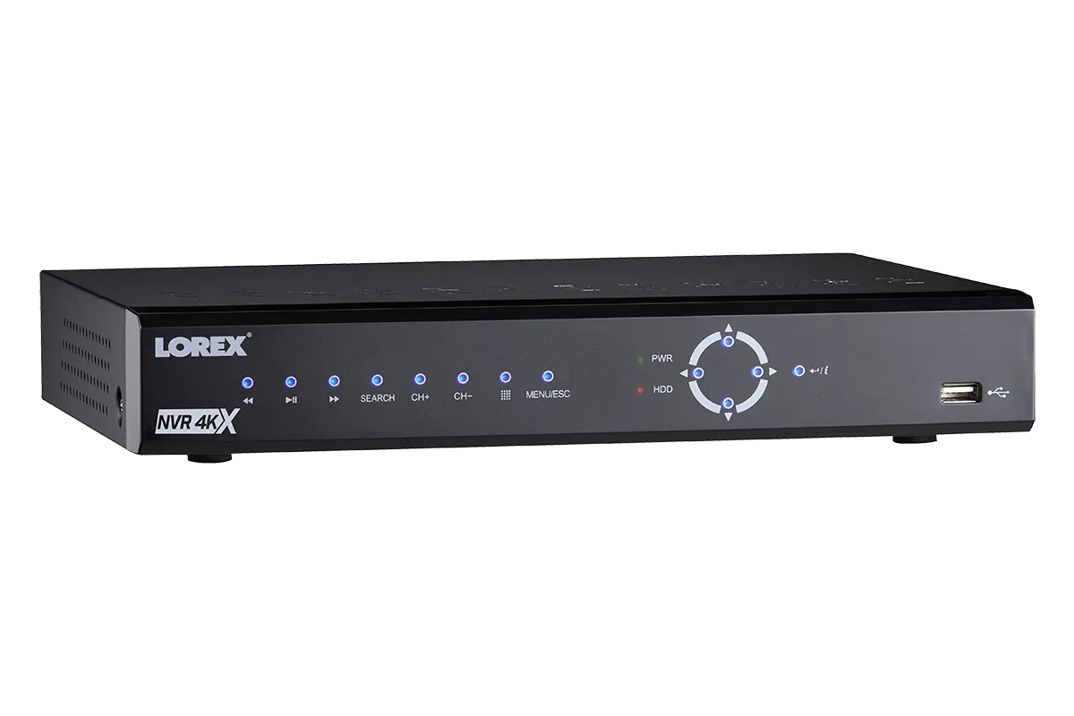 4K Ultra HD NVR with 8 Channels and Deterrence Compatibility