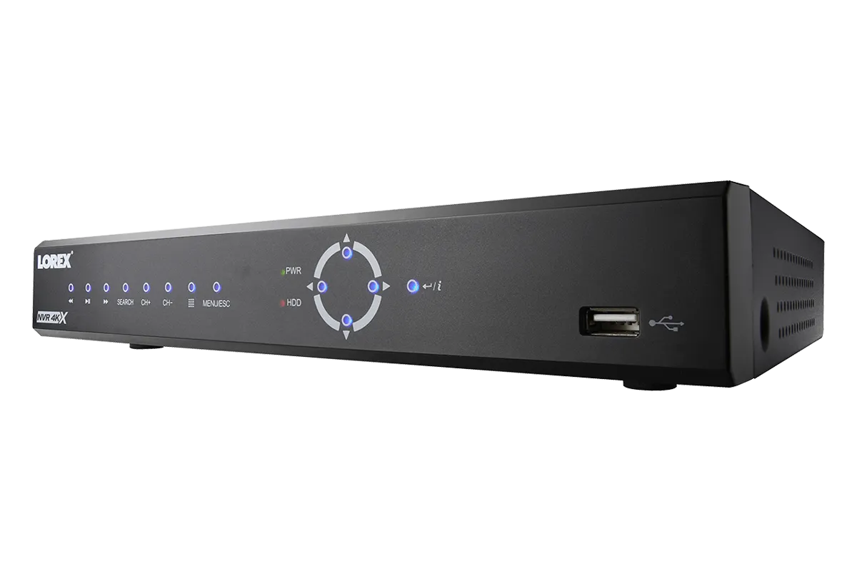 4K Ultra HD NVR with 8 Channels and Deterrence Compatibility