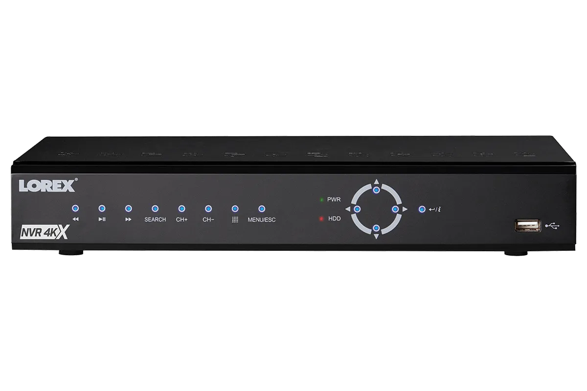 4K Ultra HD NVR with 8 Channels and Deterrence Compatibility