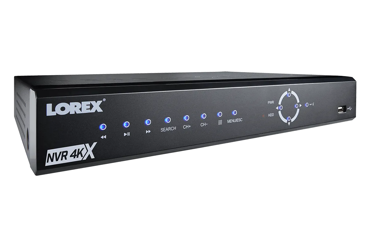 4K Ultra HD NVR with 8 Channels and Deterrence Compatibility