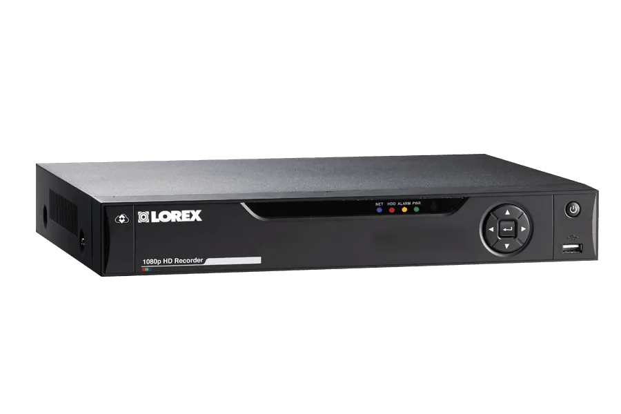 8 Channel HD MPX DVR with 1TB HDD, 4 1080p Cameras with 130FT Night Vision