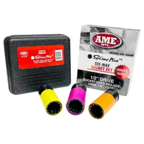 AME 68025 1/2" Drive Damaged Nut Socket Set for 22mm, 7/8", 15/16"