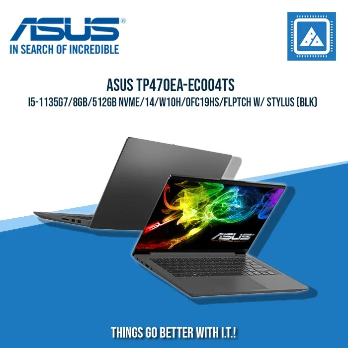 ASUS TP470EA-EC004TS I5-1135G7/8GB/512GB NVME | BEST FOR STUDENTS AND FREELANCER