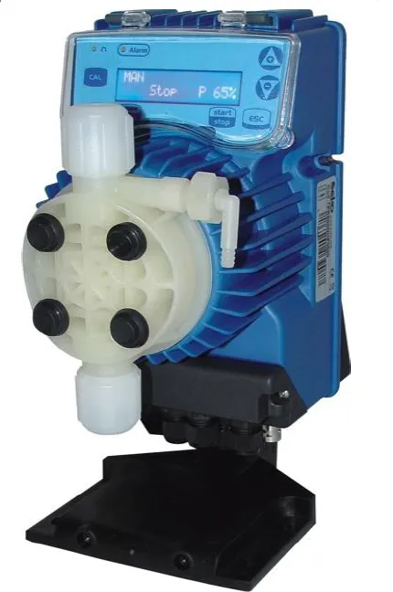 Chemical injection diaphragm pump Seko TPR  with PVDF liquid end and pH probe