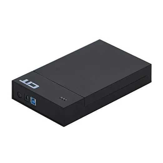 CiT USB 3.0 To SATA External Hard Drive Enclosure Case For 3.5 Inch SATA HDD (Maximum Support 4TB)