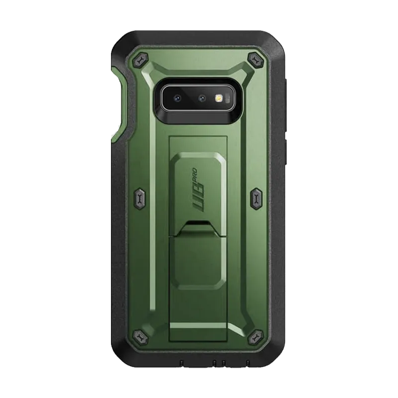 Galaxy S10e Unicorn Beetle Pro Full Body Rugged Holster Case-Dark Green