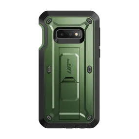 Galaxy S10e Unicorn Beetle Pro Full Body Rugged Holster Case-Dark Green