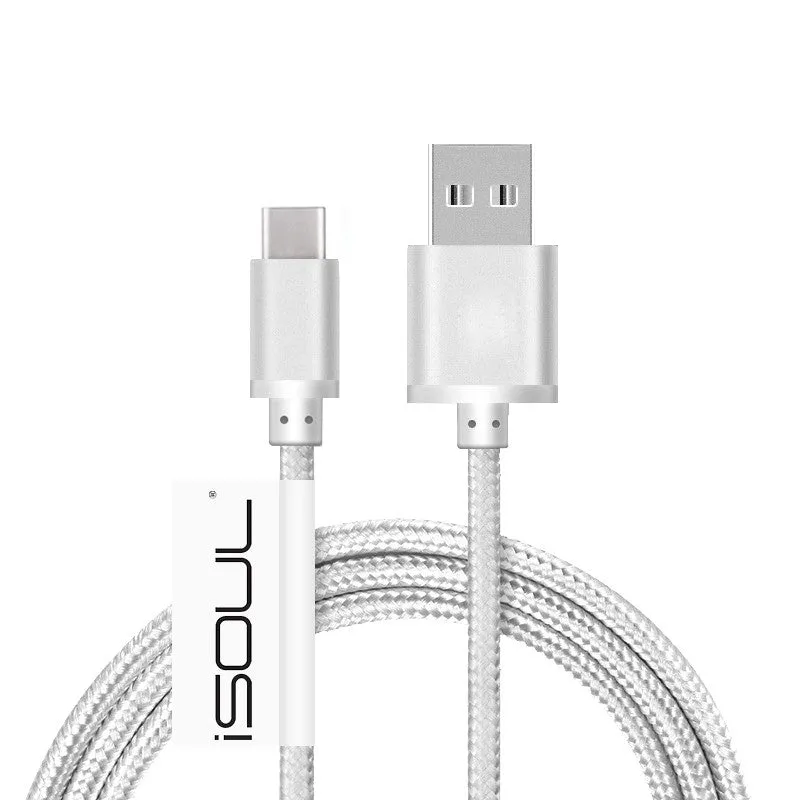 Heavy Duty Braided USB Type C 3.0 Data Sync Charger Charging Cable