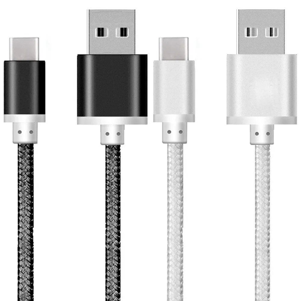 Heavy Duty Braided USB Type C 3.0 Data Sync Charger Charging Cable