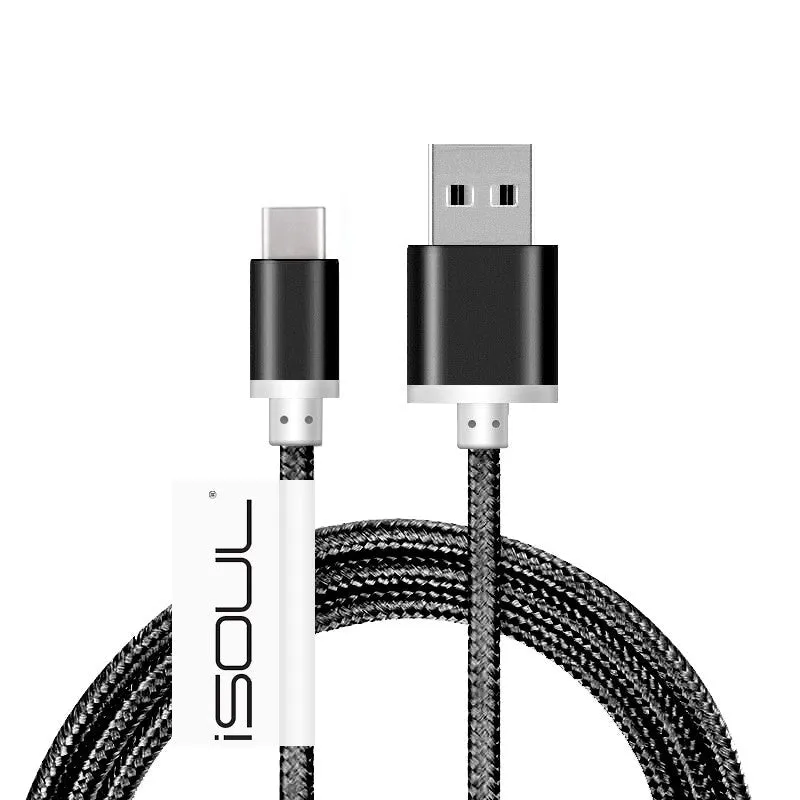 Heavy Duty Braided USB Type C 3.0 Data Sync Charger Charging Cable