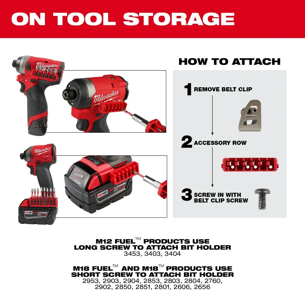 Milwaukee 48-32-9934 Large Case Rows for Insert Bit Accessories 5PK