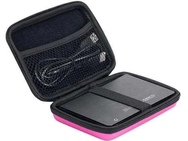 Orico 2.5 Portable Hard Drive Protector Bag - Pink - PHB-25-PK