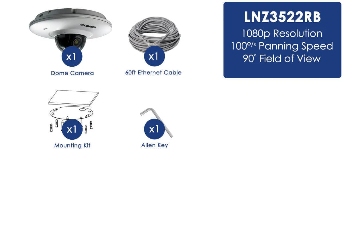 Outdoor Audio HD Pan-Tilt IP Dome Security Camera