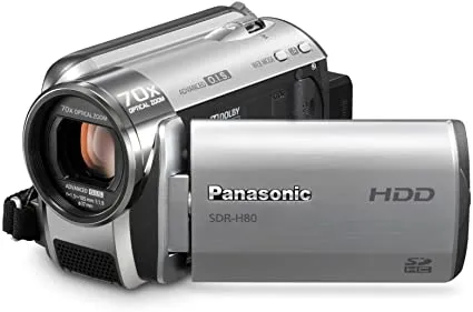 Panasonic SDR-H80 60GB Standard Definition Camcorder - Silver