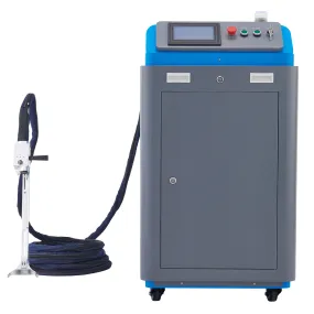 Pre-Owned-1500W Fiber Laser Cleaner Dual Controllers for Rust Paint Stain Removal