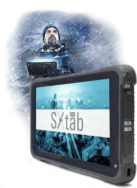 SXBlue SXTab 10- 10" Ruggedized Tablet for GIS Data Collection (Windows 10 or Android)