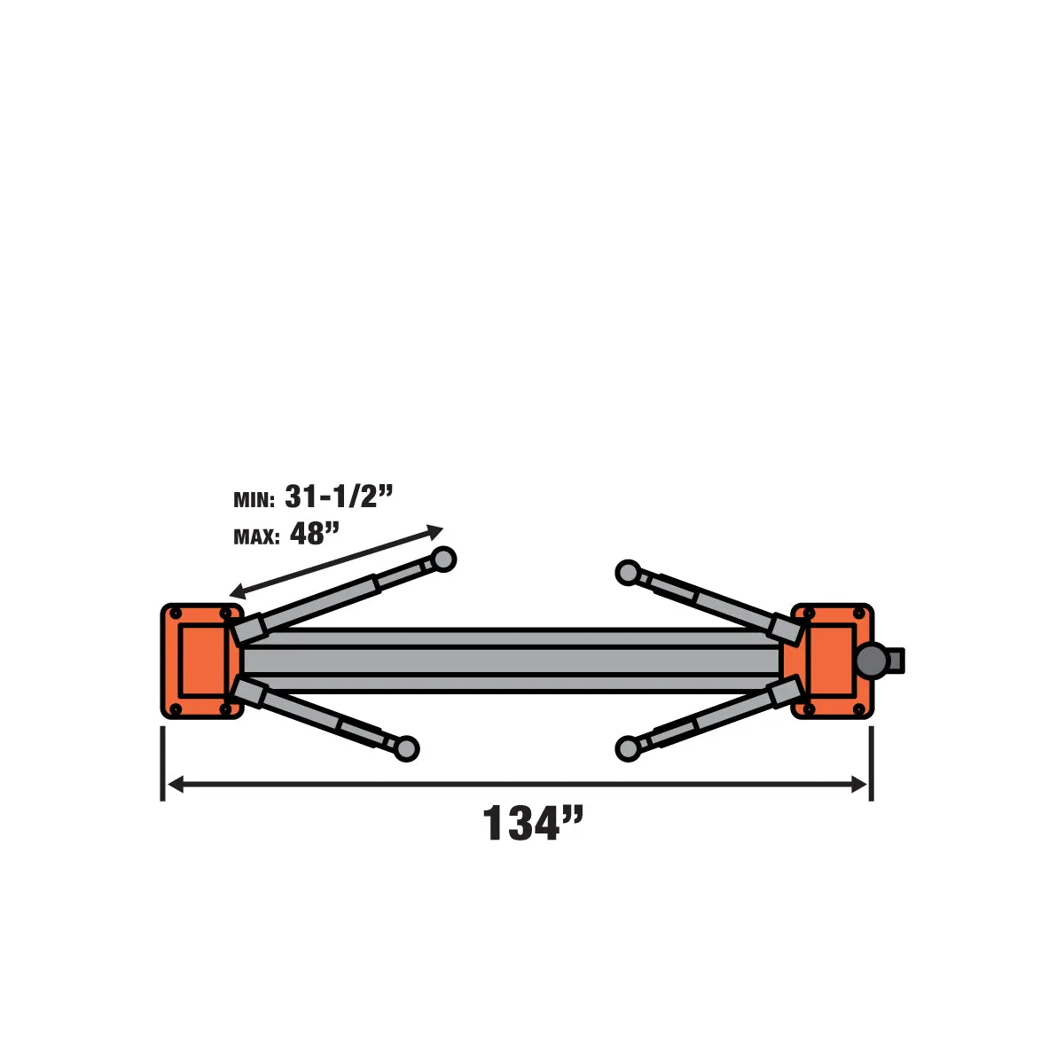 TMG Industrial 10,000-lb Two Post Floor Plate Auto Lift, Symmetric Arms, 77” Lift Height, Dual-Point Lock Release, TMG-TPL45