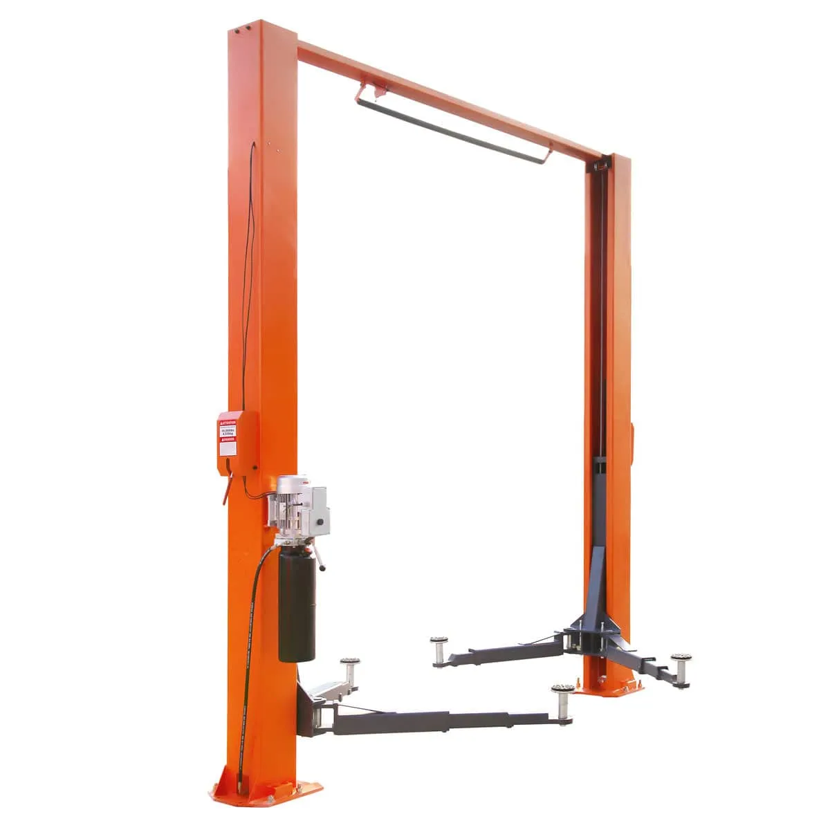 TMG Industrial 10,000-lb Two Post Overhead Auto Lift, Symmetric Arms, 72” Lift Height, Dual-Point Lock Release, TMG-ALT100