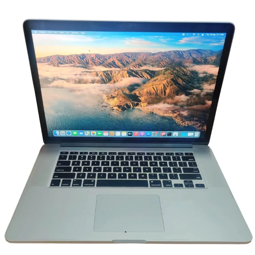 Used Apple MacBook Pro (Retina, 15-inch, Mid 2013) Intel Core i7 4th Gen 256GB SSD 8GB RAM Silver