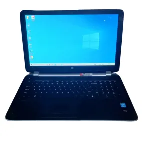 Used HP Pavilion 15-CW0XXX 15.6" Intel Core i3 4th Gen 240GB SSD   500GB HDD 4GB RAM Black Laptop