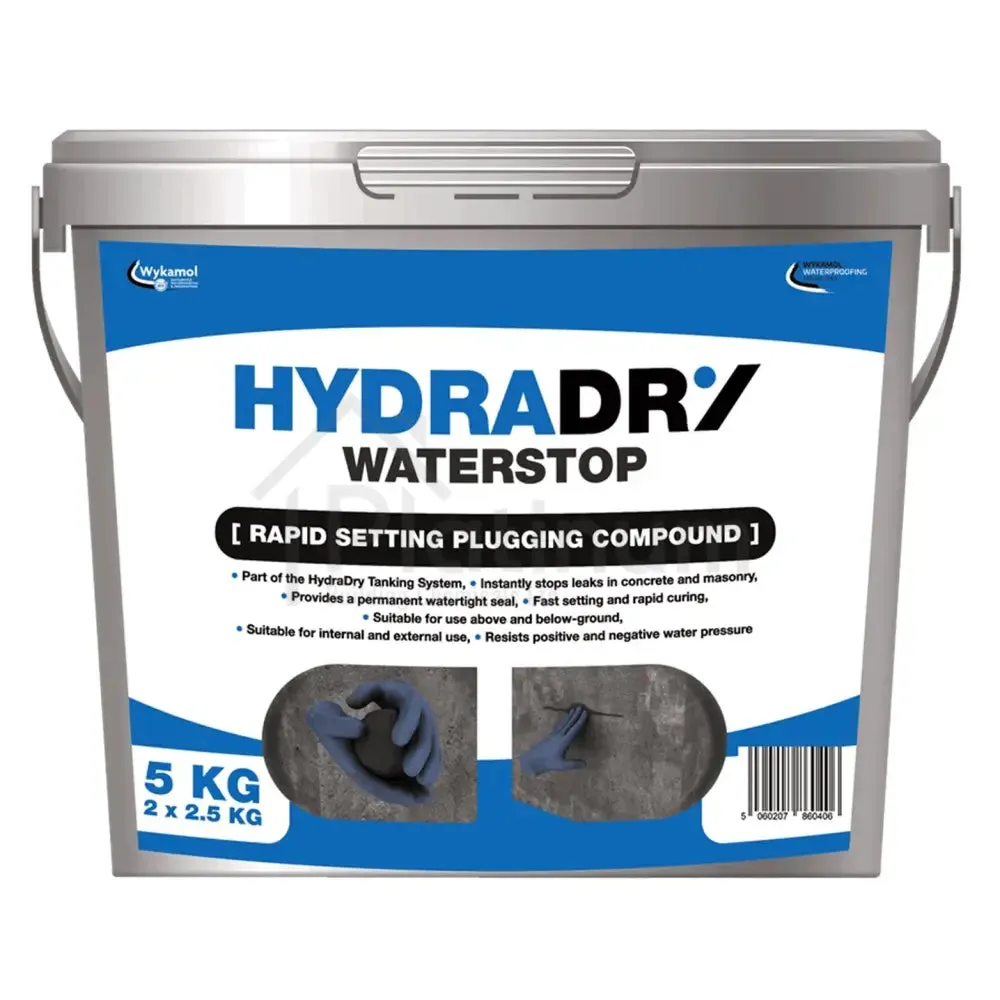 Wykamol Water Stop Fast Set Plugging Mortar